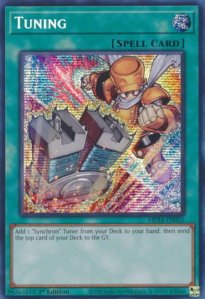 Tuning (Alternate Art) (MP24-EN055) - Prismatic Secret Rare