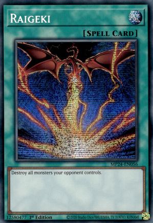 Raigeki (Alternate Art) (MP24-EN056) - Prismatic Secret Rare
