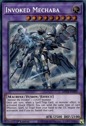 Invoked Mechaba (Alternate Art) (MP24-EN059) - Prismatic Secret Rare