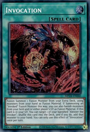 Invocation (Alternate Art) (MP24-EN060) - Prismatic Secret Rare