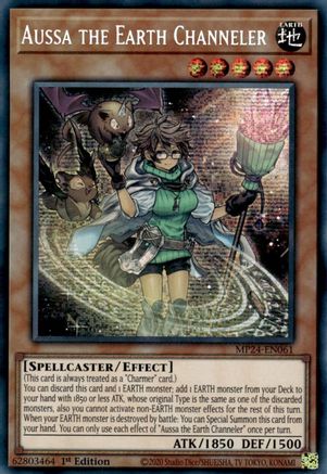 Aussa the Earth Channeler (MP24-EN061) - Prismatic Secret Rare
