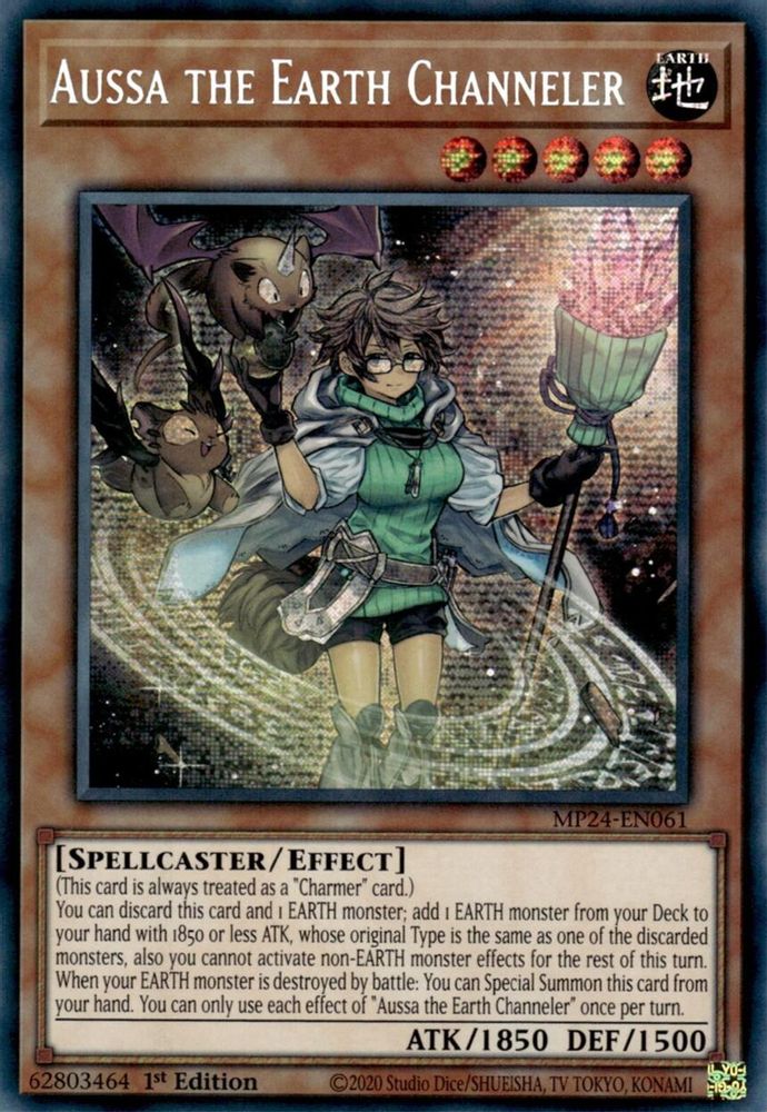 Aussa the Earth Channeler (MP24-EN061) - Prismatic Secret Rare