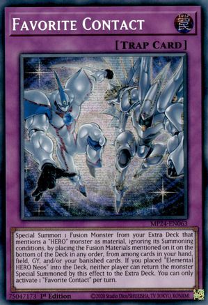 Favorite Contact (MP24-EN063) - Prismatic Secret Rare