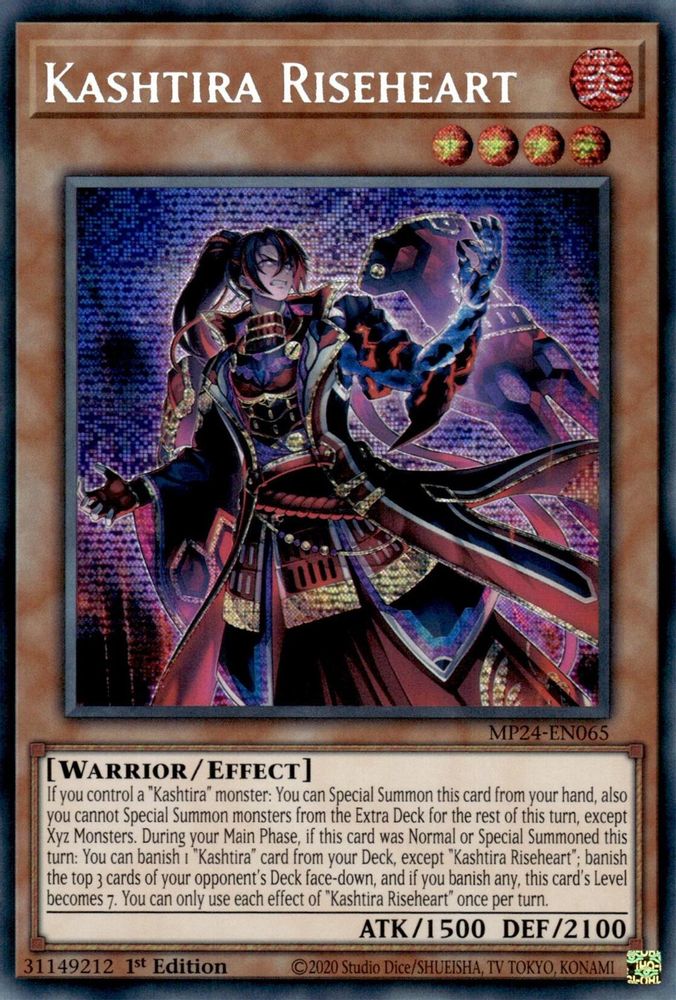 Kashtira Riseheart (MP24-EN065) - Prismatic Secret Rare
