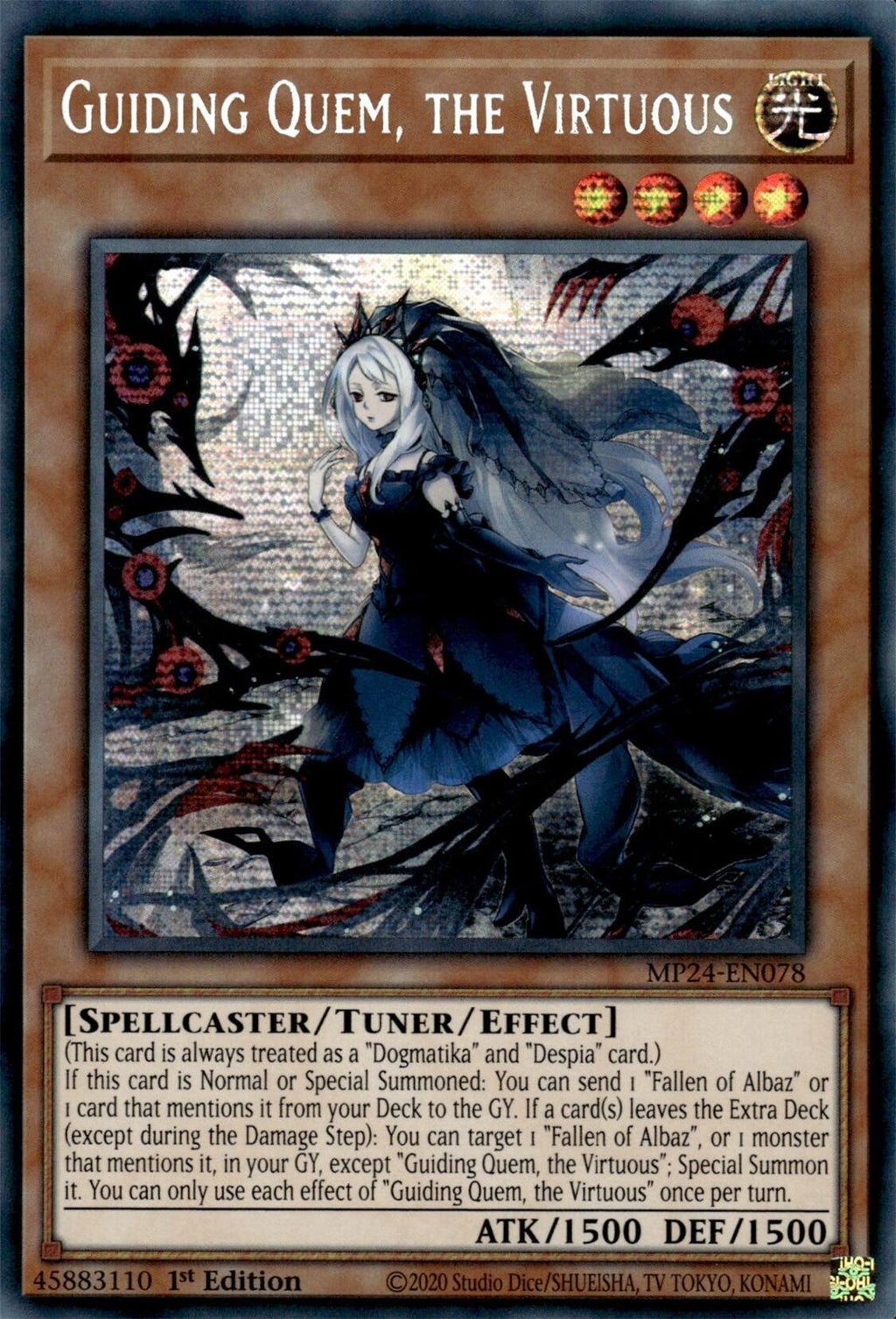 Guiding Quem, the Virtuous (MP24-EN078) - Prismatic Secret Rare