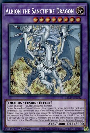 Albion the Sanctifire Dragon (MP24-EN082) - Prismatic Secret Rare