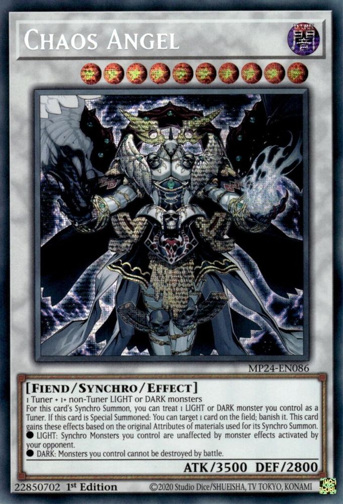 Chaos Angel (MP24-EN086) - Prismatic Secret Rare