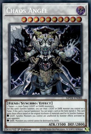 Chaos Angel (MP24-EN086) - Prismatic Secret Rare