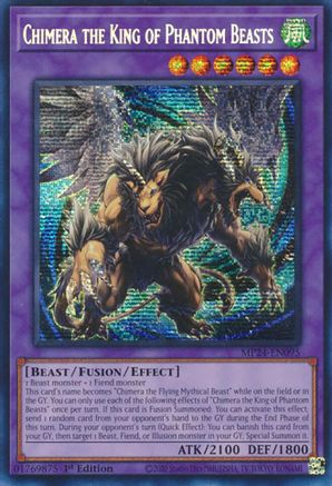 Chimera the King of Phantom Beasts (MP24-EN095) - Prismatic Secret Rare