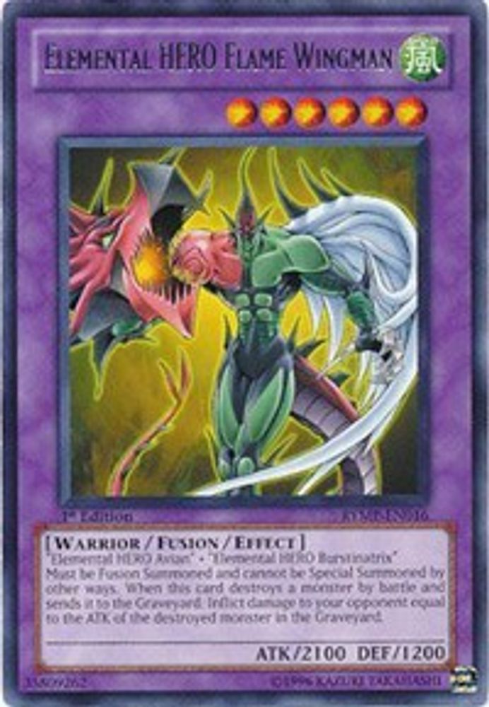 Elemental HERO Flame Wingman (RYMP-EN016) - Rare