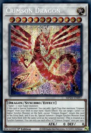 Crimson Dragon (MP24-EN097) - Prismatic Secret Rare