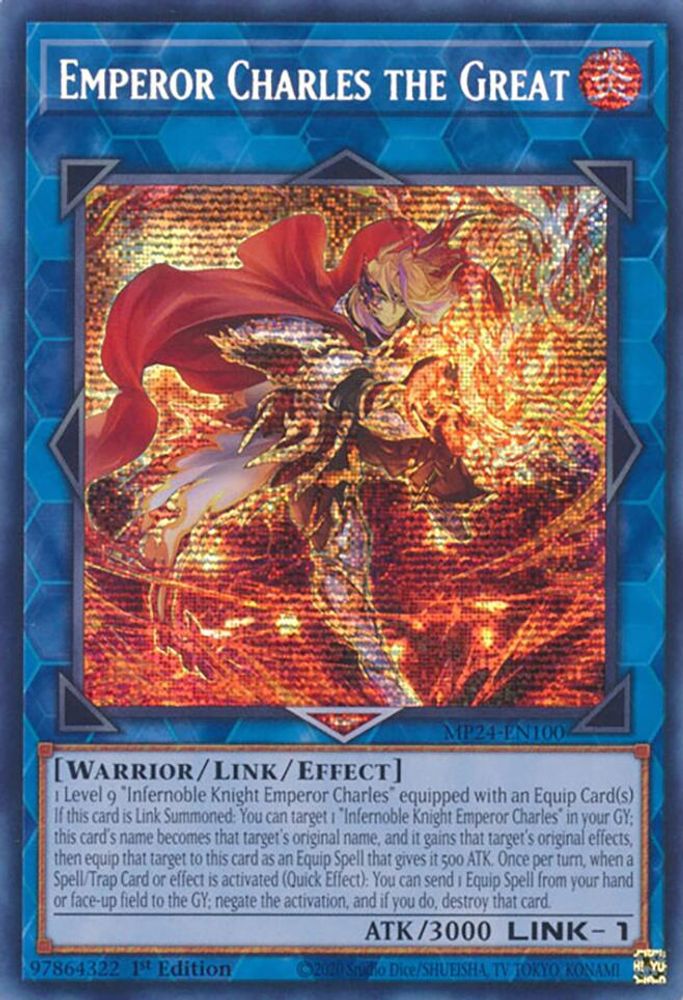 Emperor Charles the Great (MP24-EN100) - Prismatic Secret Rare