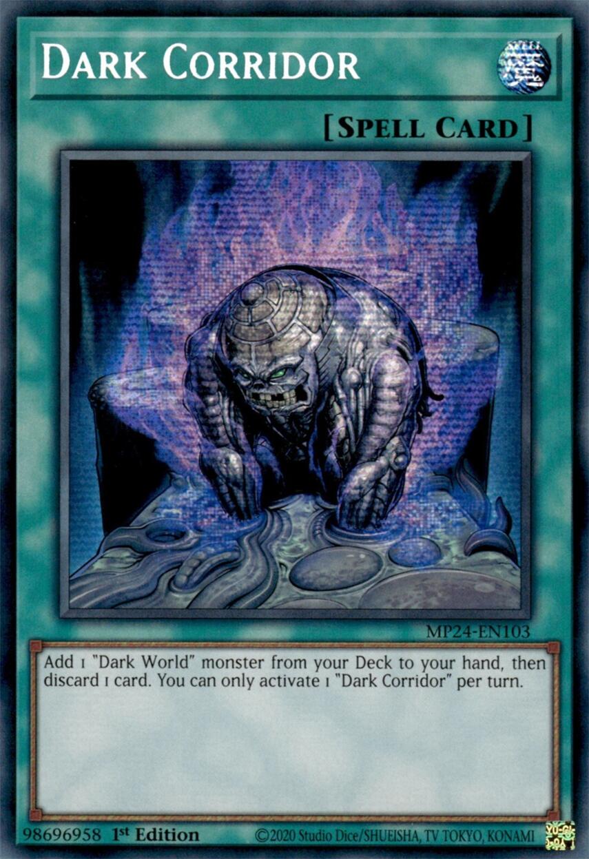 Dark Corridor (MP24-EN103) - Prismatic Secret Rare