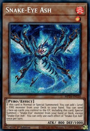 Snake-Eye Ash (MP24-EN110) - Prismatic Secret Rare