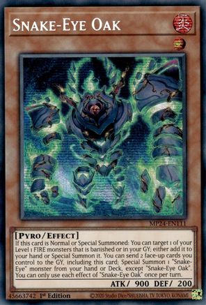 Snake-Eye Oak (MP24-EN111) - Prismatic Secret Rare