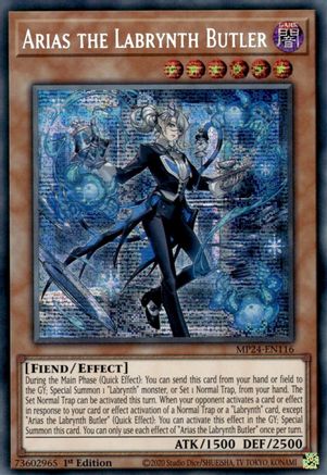 Arias the Labrynth Butler (MP24-EN116) - Prismatic Secret Rare