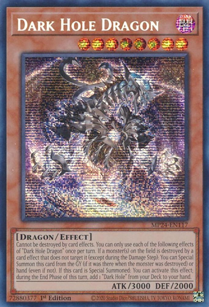 Dark Hole Dragon (MP24-EN117) - Prismatic Secret Rare