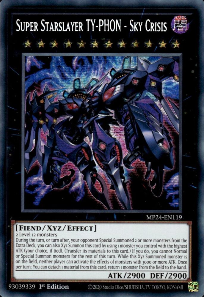 Super Starslayer TY-PHON - Sky Crisis (MP24-EN119) - Prismatic Secret Rare