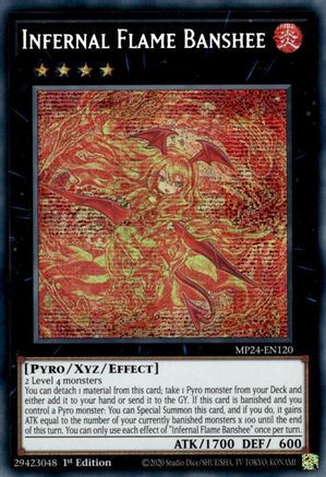 Infernal Flame Banshee (MP24-EN120) - Prismatic Secret Rare