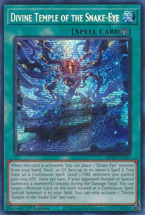 Divine Temple of the Snake-Eye (MP24-EN123) - Prismatic Secret Rare