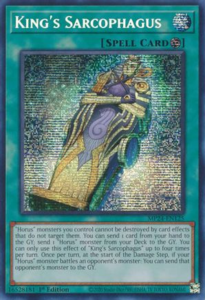 King's Sarcophagus (MP24-EN125) - Prismatic Secret Rare