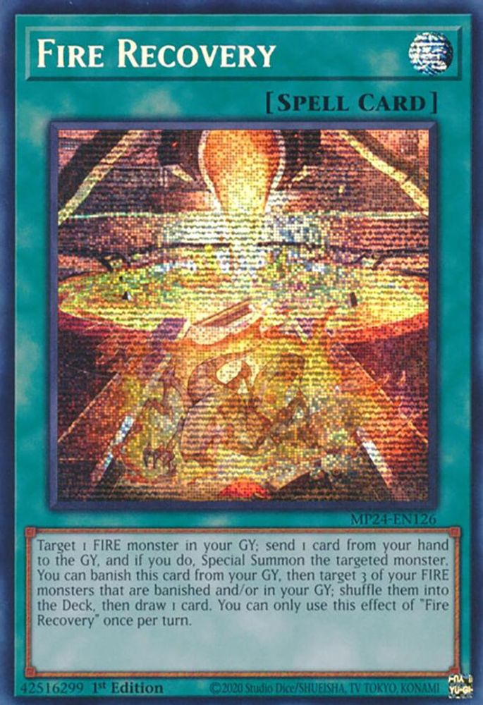 Fire Recovery (MP24-EN126) - Prismatic Secret Rare