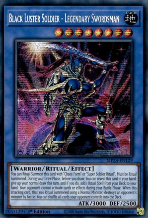 Black Luster Soldier - Legendary Swordsman (MP24-EN129) - Prismatic Secret Rare