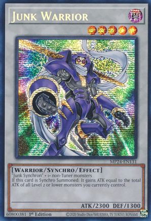 Junk Warrior (MP24-EN131) - Prismatic Secret Rare
