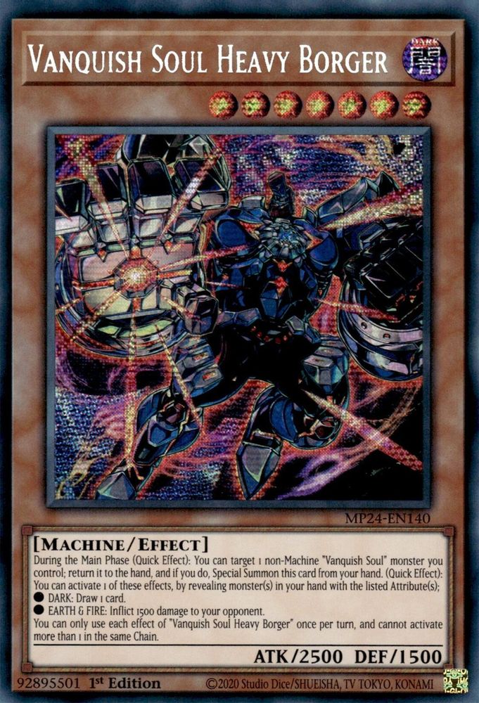 Vanquish Soul Heavy Borger (MP24-EN140) - Prismatic Secret Rare