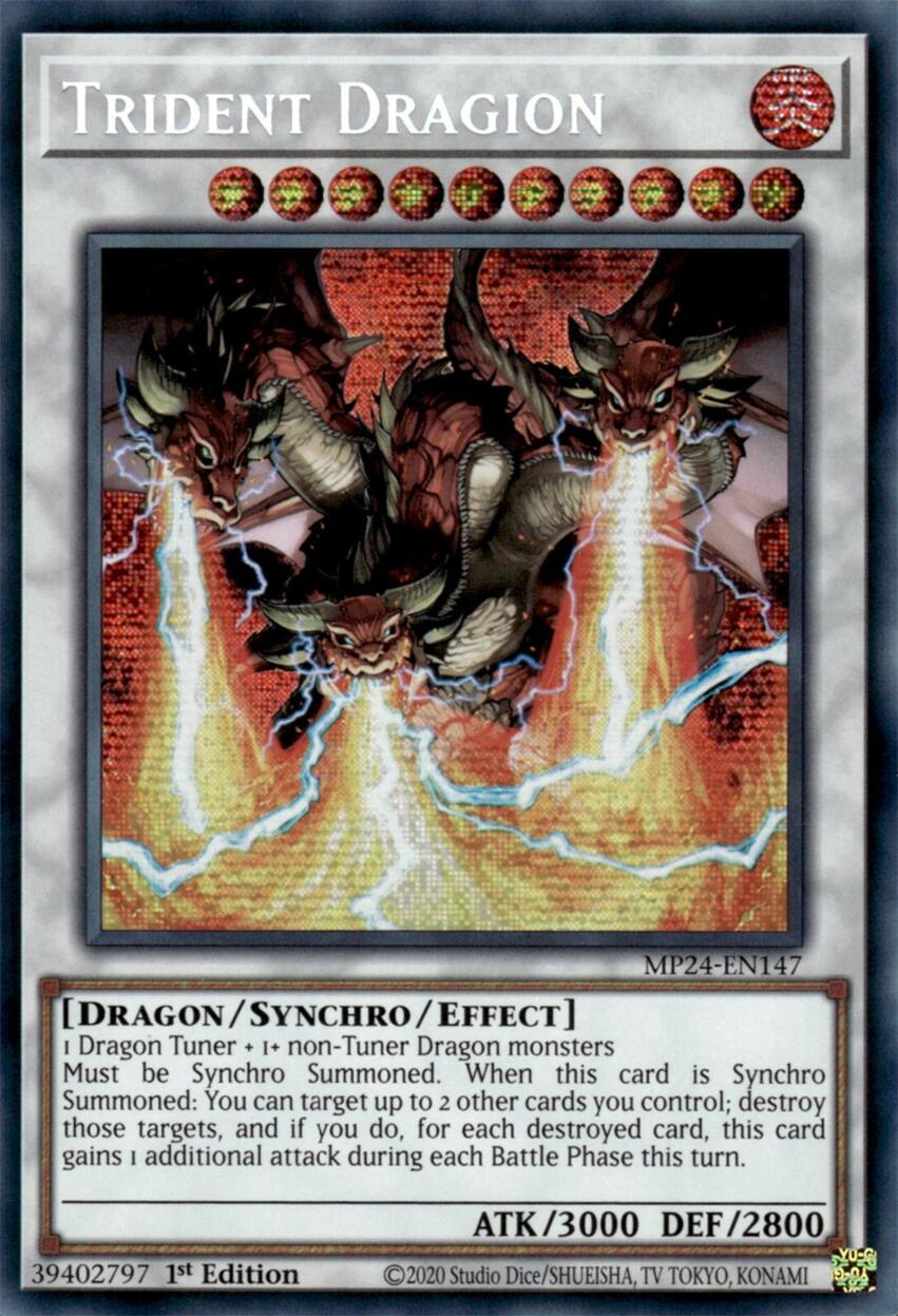 Trident Dragion (MP24-EN147) - Prismatic Secret Rare