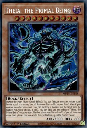 Theia, the Primal Being (MP24-EN148) - Prismatic Secret Rare
