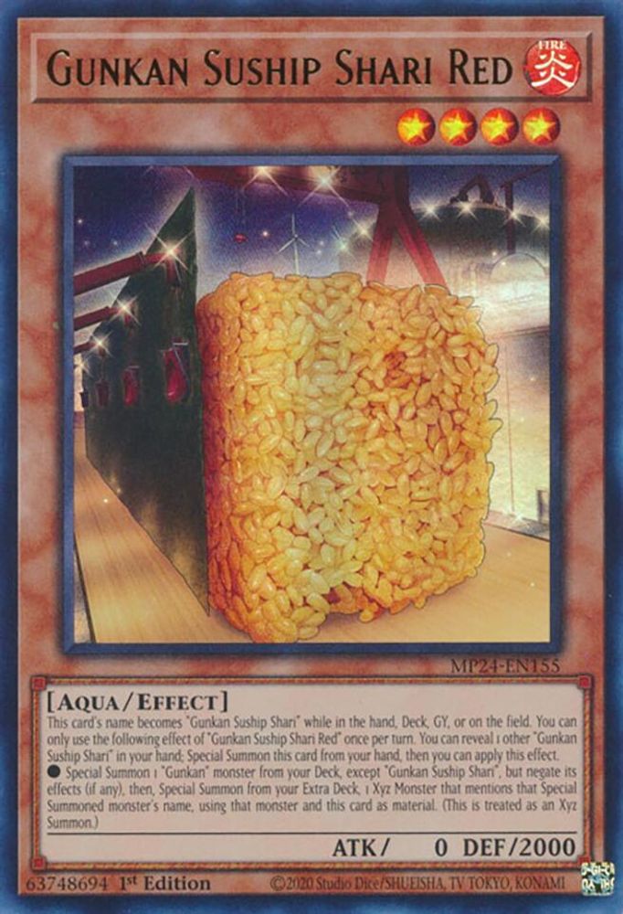 Gunkan Suship Shari Red (MP24-EN155) - Ultra Rare