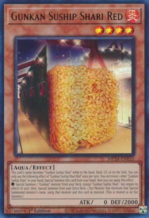 Gunkan Suship Shari Red (MP24-EN155) - Ultra Rare