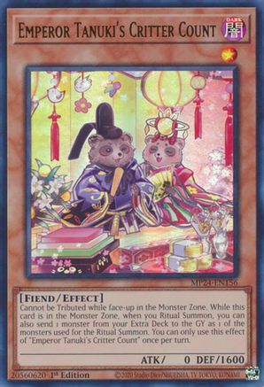 Emperor Tanuki's Critter Count (MP24-EN156) - Ultra Rare