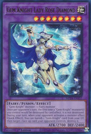 Gem-Knight Lady Rose Diamond (MP24-EN157) - Ultra Rare