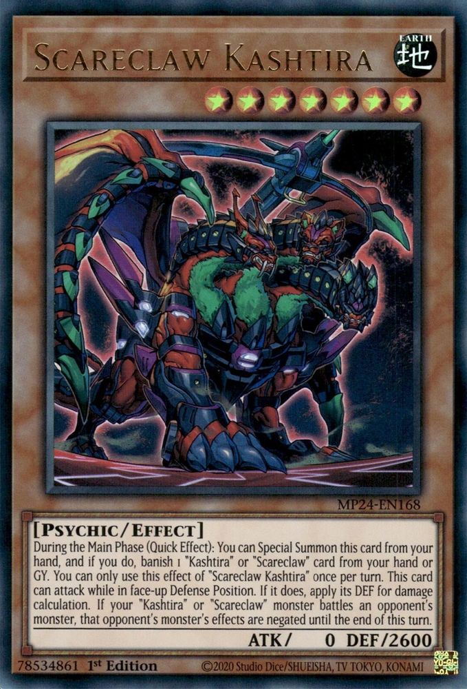 Scareclaw Kashtira (MP24-EN168) - Ultra Rare