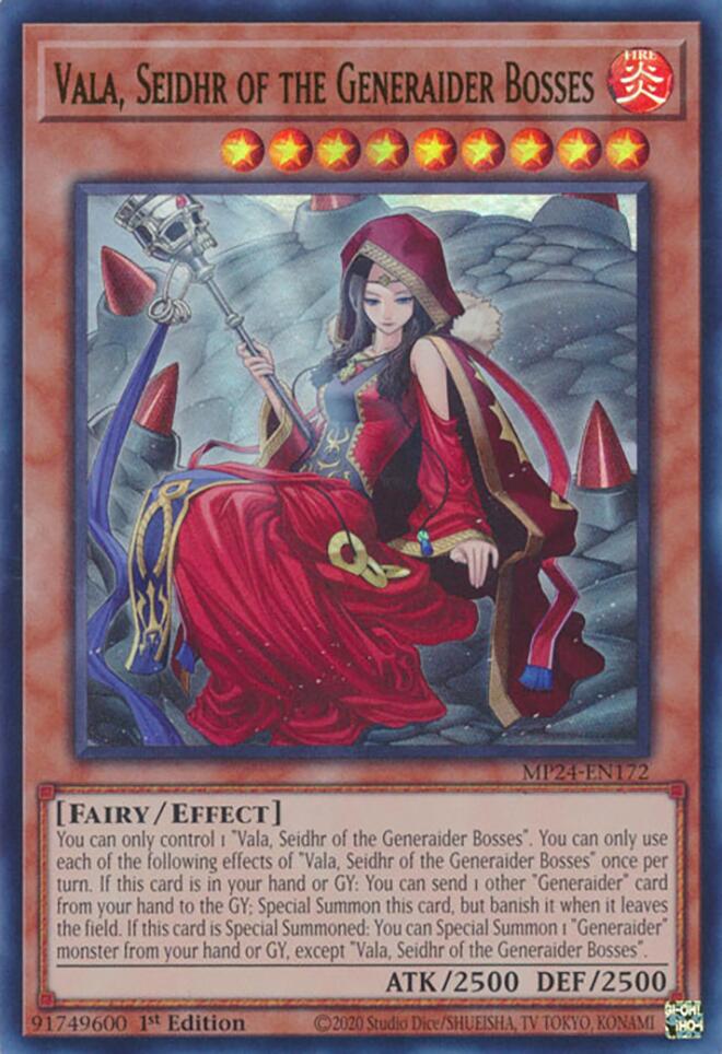 Vala, Seidhr of the Generaider Bosses (MP24-EN172) - Ultra Rare