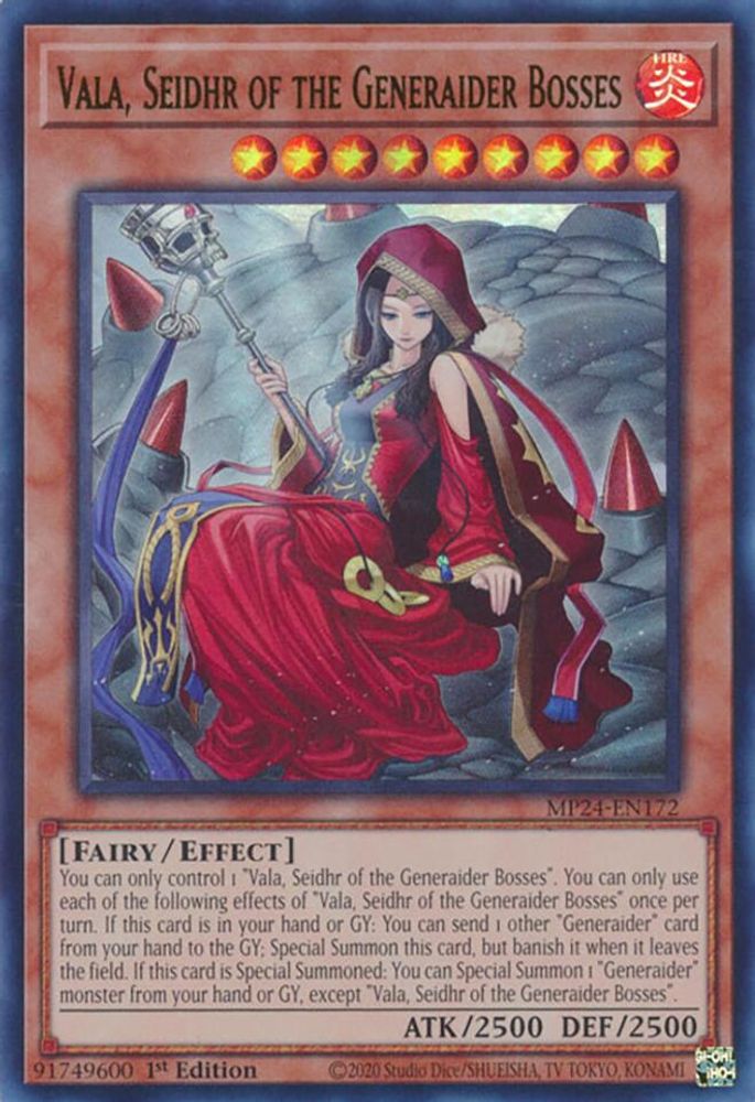 Vala, Seidhr of the Generaider Bosses (MP24-EN172) - Ultra Rare