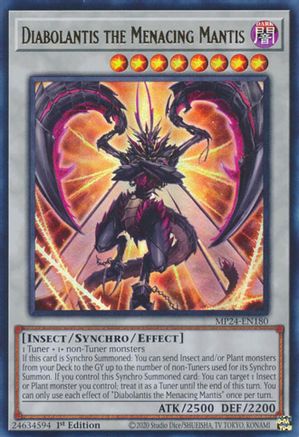 Diabolantis the Menacing Mantis (MP24-EN180) - Ultra Rare
