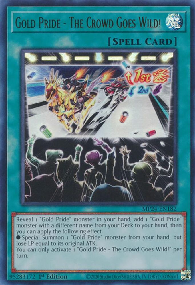 Gold Pride - The Crowd Goes Wild! (MP24-EN182) - Ultra Rare