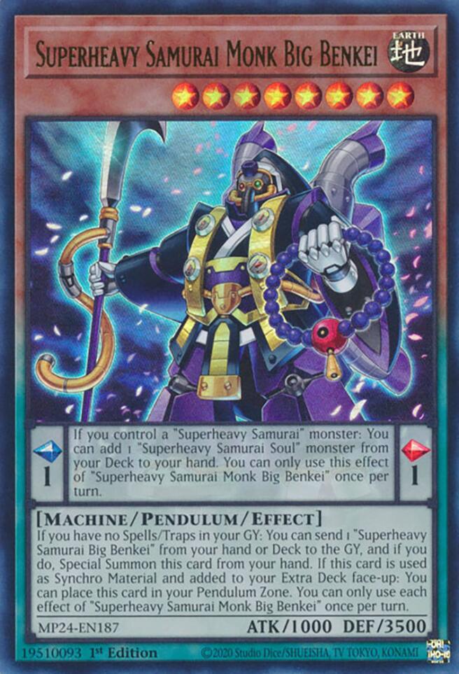 Superheavy Samurai Monk Big Benkei (MP24-EN187) - Ultra Rare