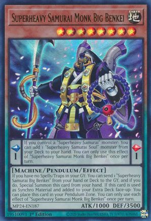 Superheavy Samurai Monk Big Benkei (MP24-EN187) - Ultra Rare
