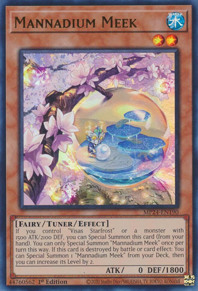 Mannadium Meek (MP24-EN190) - Ultra Rare