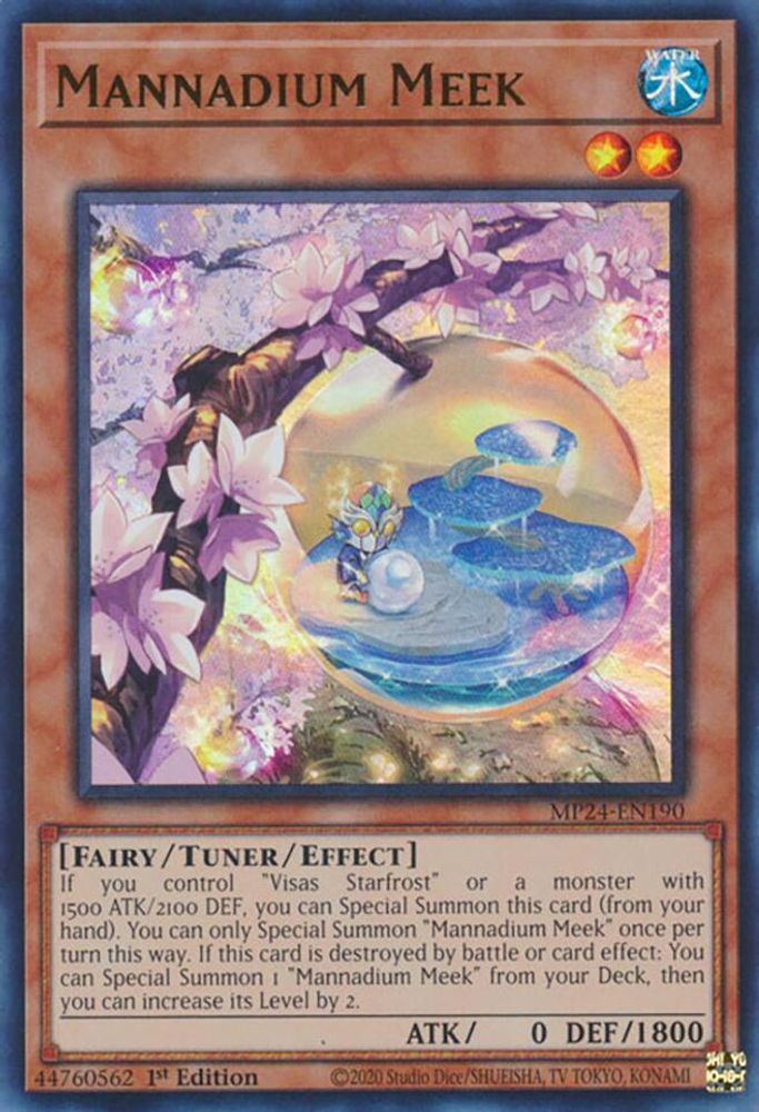 Mannadium Meek (MP24-EN190) - Ultra Rare