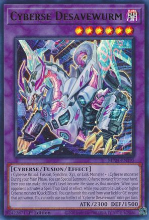 Cyberse Desavewurm (MP24-EN195) - Ultra Rare