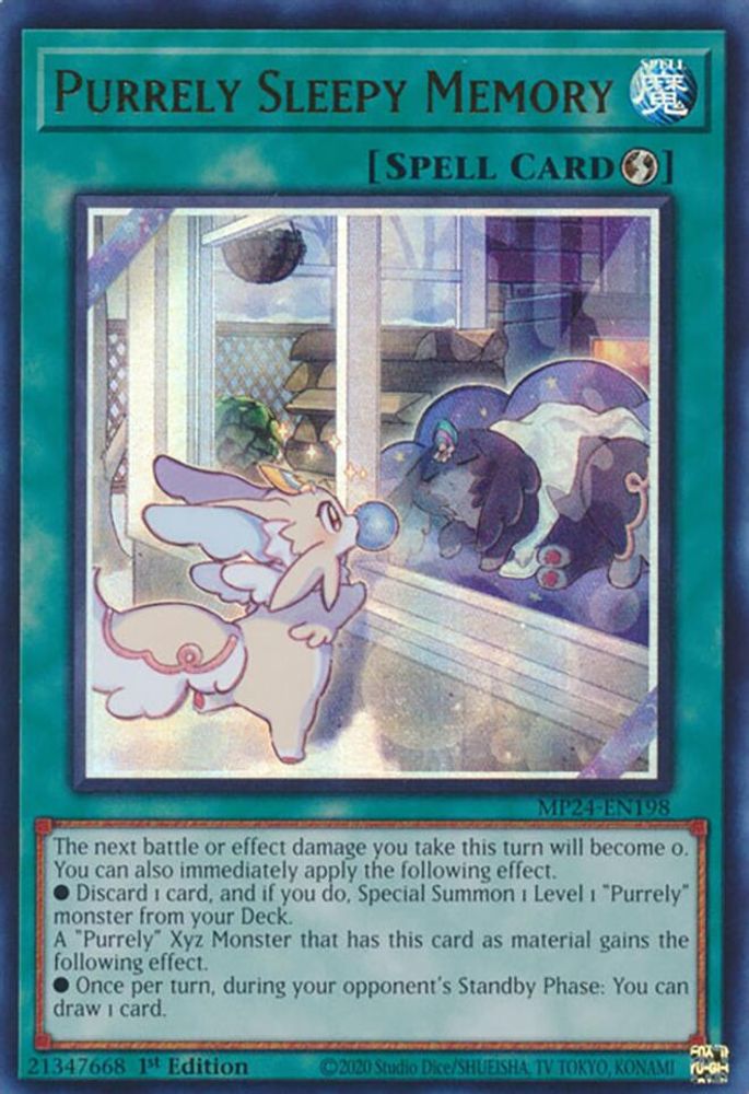Purrely Sleepy Memory (MP24-EN198) - Ultra Rare