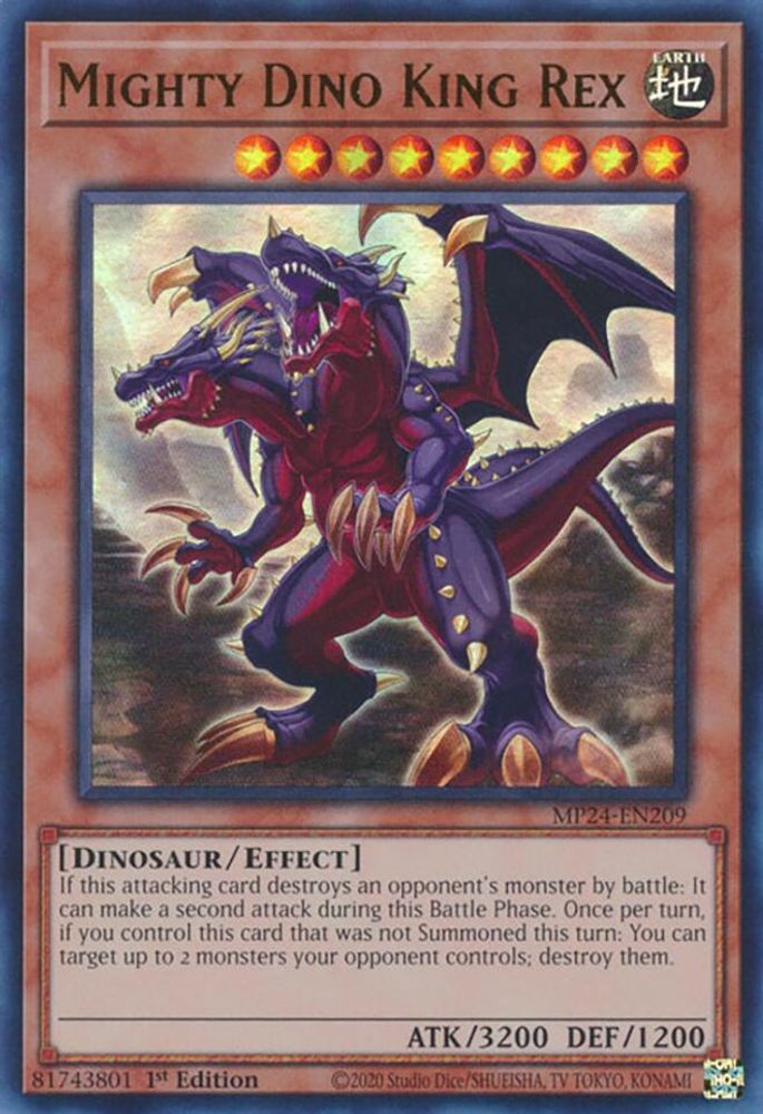 Mighty Dino King Rex (MP24-EN209) - Ultra Rare