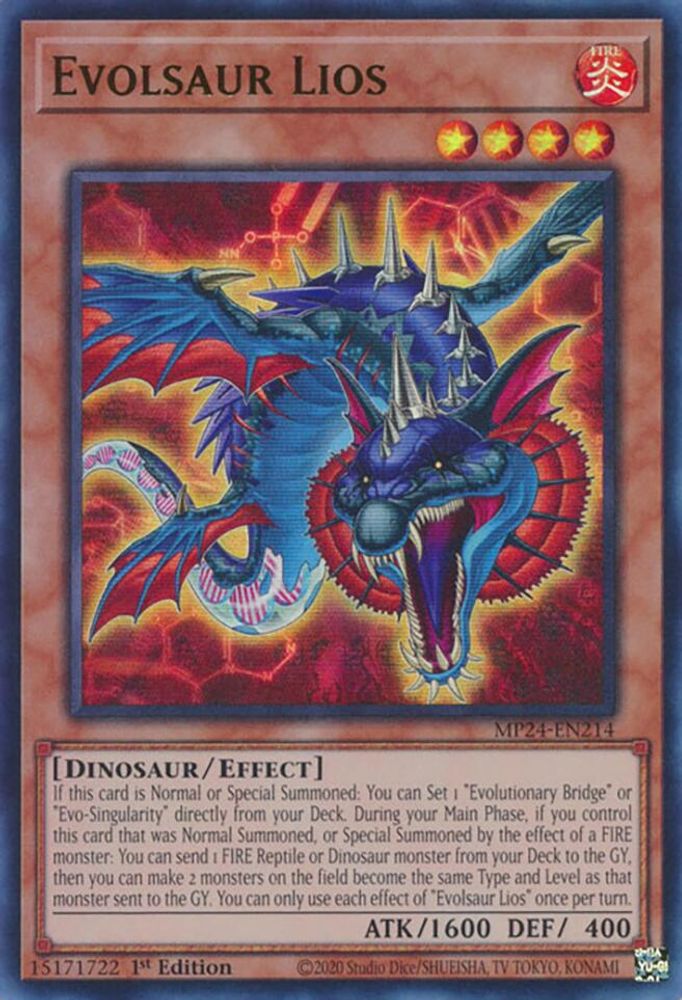 Evolsaur Lios (MP24-EN214) - Ultra Rare
