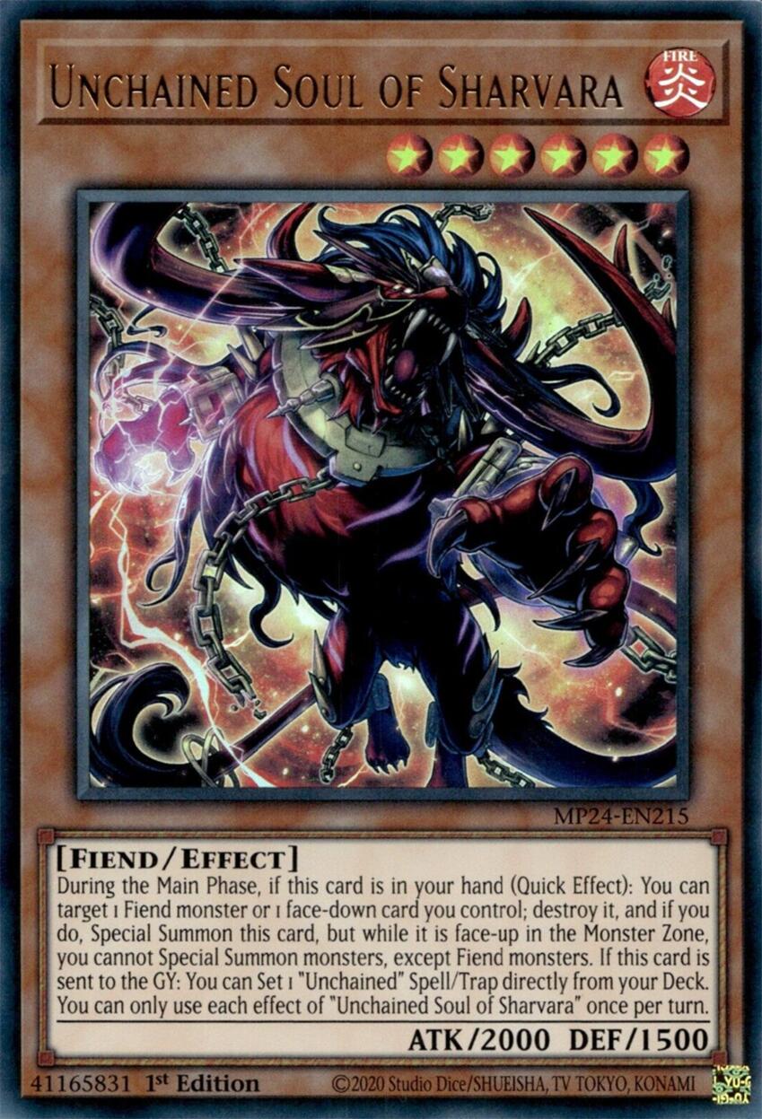 Unchained Soul of Sharvara (MP24-EN215) - Ultra Rare