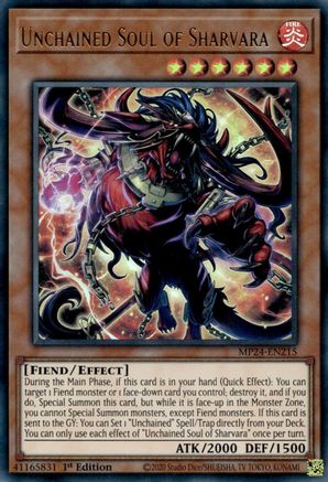 Unchained Soul of Sharvara (MP24-EN215) - Ultra Rare
